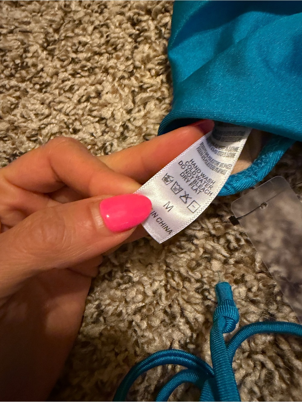 Yandy Turquoise Bikini Set - Picture 3 of 3